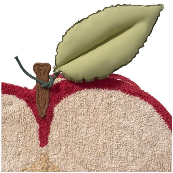 Washable Rug Apple - 100 x 90 cm