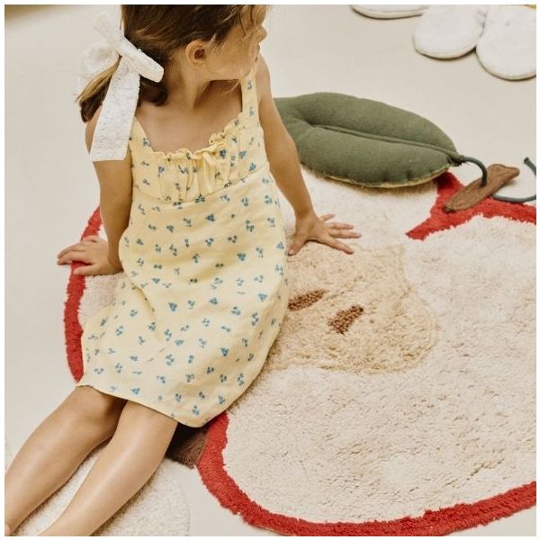 Washable Rug Apple - 100 x 90 cm