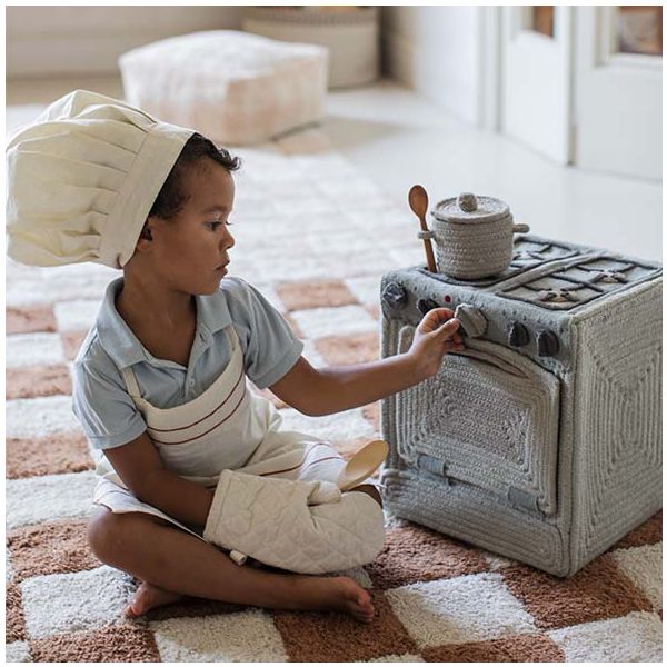 Cuisinière enfant en textile