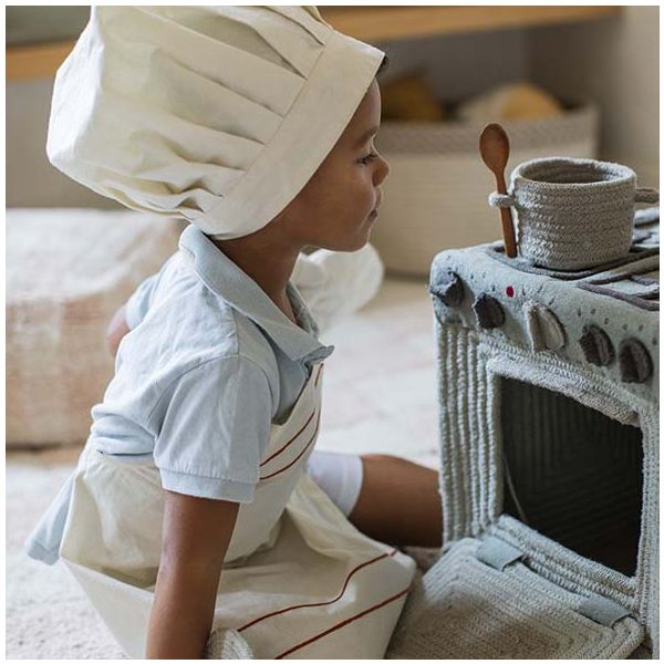 Cuisinière enfant en textile