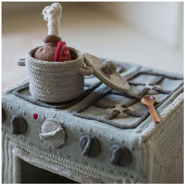 Cuisinière enfant en textile