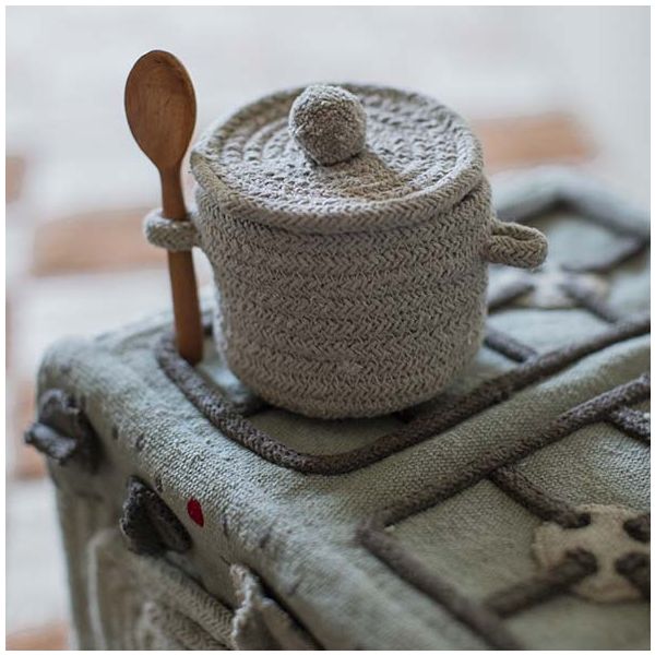 Cuisinière enfant en textile