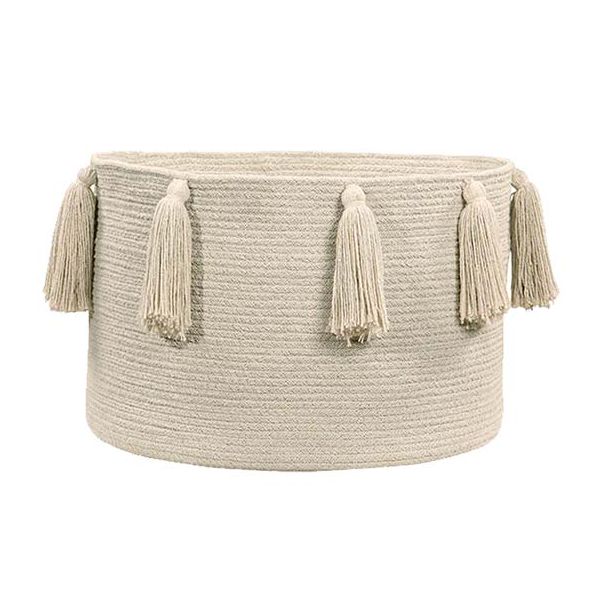 Panier Tassels 40 x 25 cm - Naturel