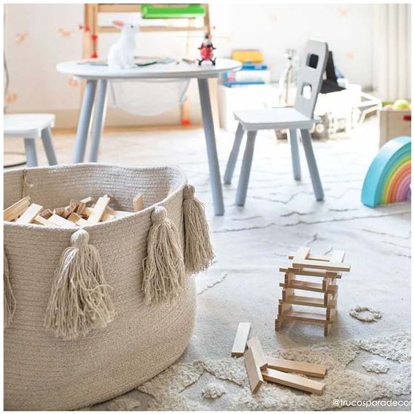 Panier Tassels 40 x 25 cm - Naturel