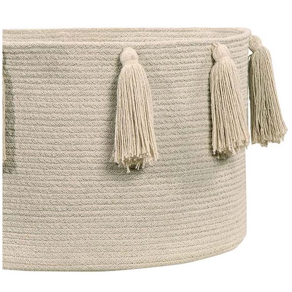 Panier Tassels 40 x 25 cm - Naturel