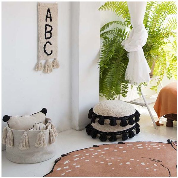 Panier Tassels 40 x 25 cm - Naturel