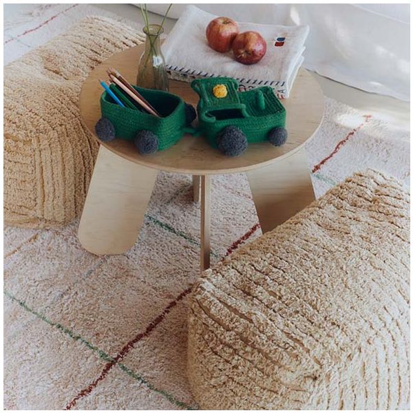 Pouf Lavable Botte de foin