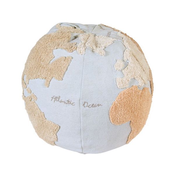 Pouf Lavable Mappemonde