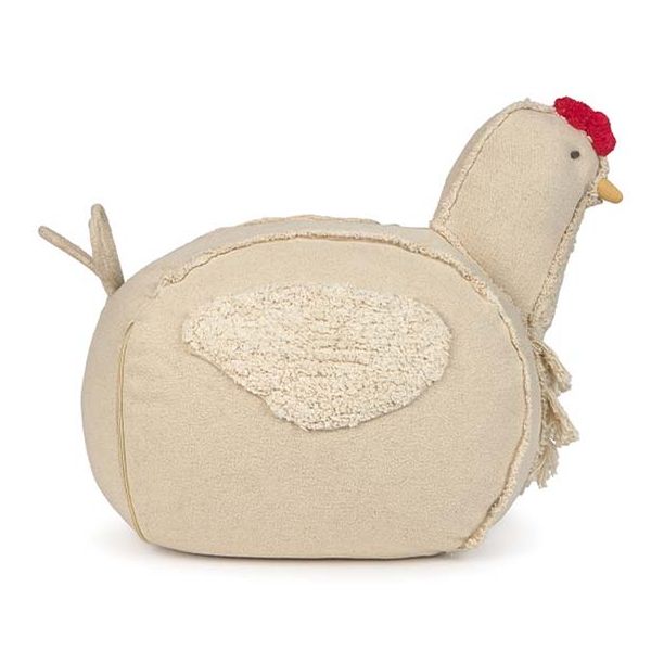 Pouf Lavable Poule