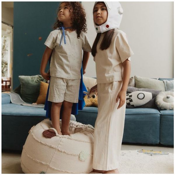 Pouf Lavable Système Solaire