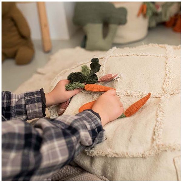 Pouf Lavable Jeu de Morpion