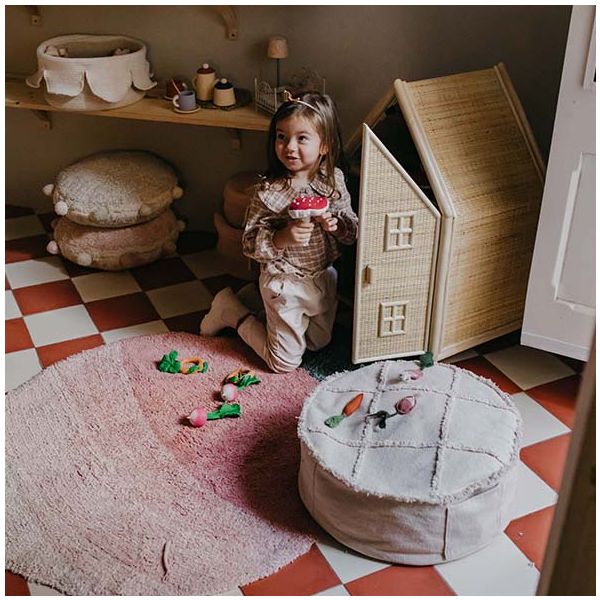 Pouf Lavable Jeu de Morpion