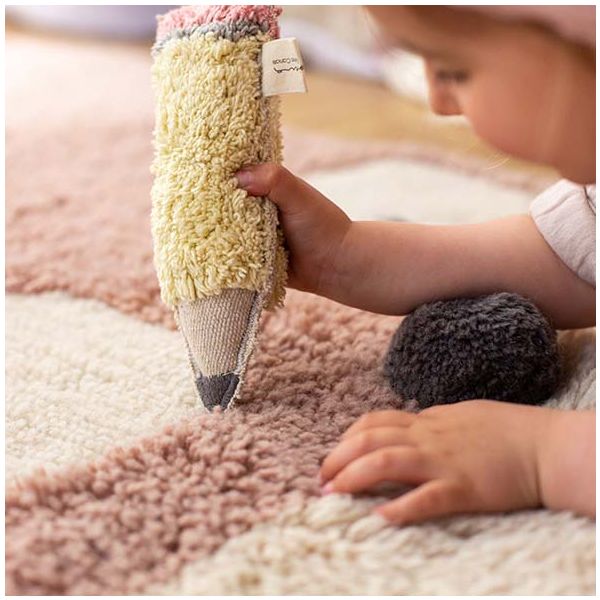 Tapis Woolable 120 x 120 cm - Miss Mighty Mouse