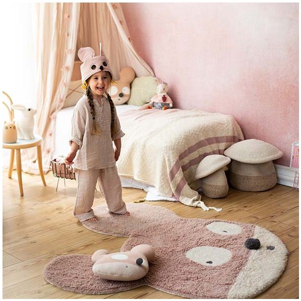 Tapis Woolable 120 x 120 cm - Miss Mighty Mouse