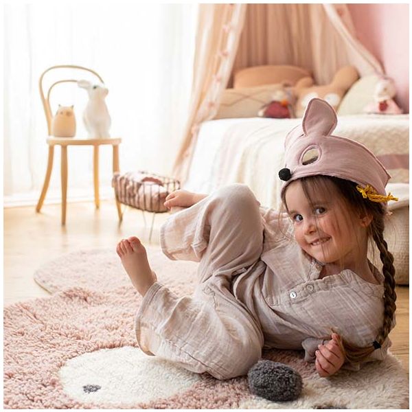 Tapis Woolable 120 x 120 cm - Miss Mighty Mouse