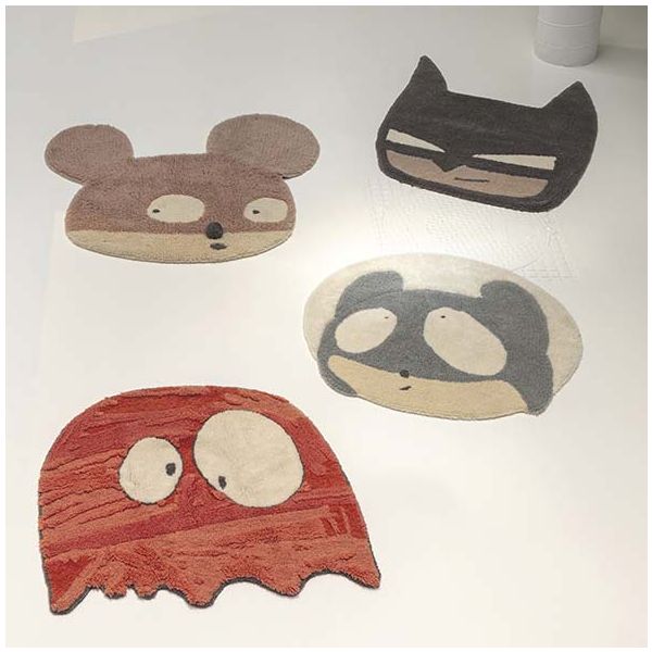 Tapis Woolable 120 x 120 cm - Miss Mighty Mouse