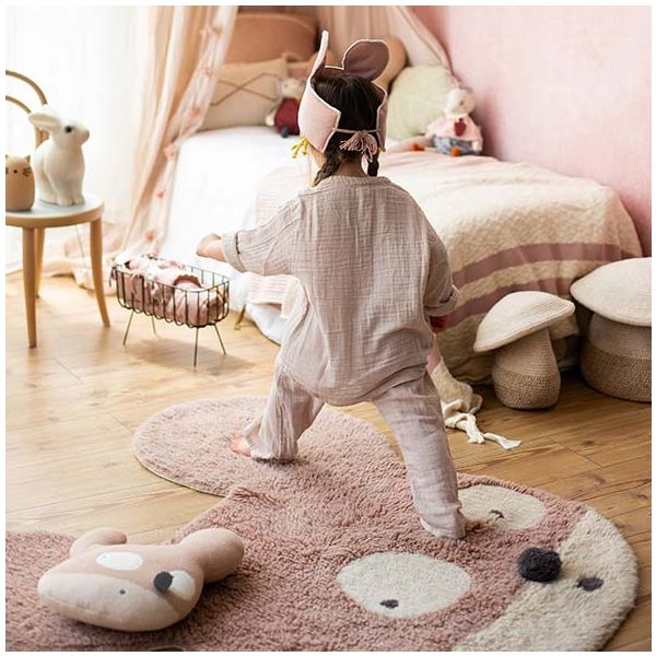 Tapis Woolable 120 x 120 cm - Miss Mighty Mouse
