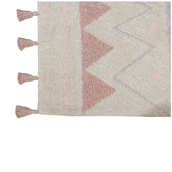 Tapis Azteca 140 x 200 cm - Vieux Rose