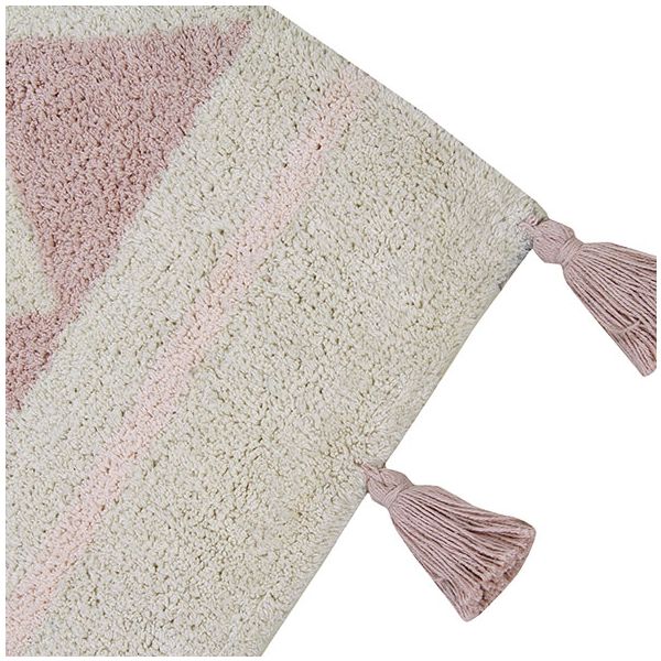 Tapis Azteca 140 x 200 cm - Vieux Rose