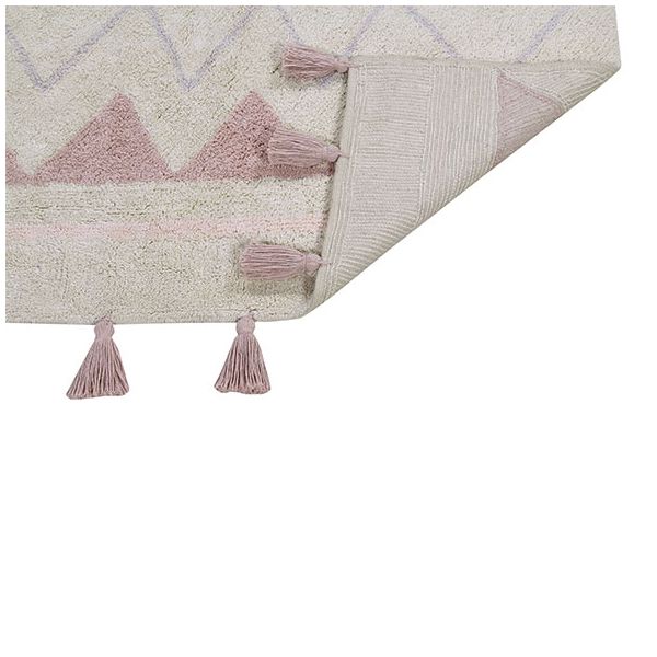 Tapis Azteca 140 x 200 cm - Vieux Rose