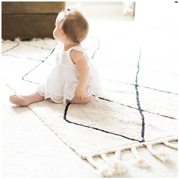 Bereber Rug 140 x 200cm - Beige
