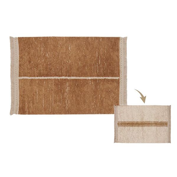 Tapis Lavable Réversible Duetto - Toffee - 140 x 200 cm