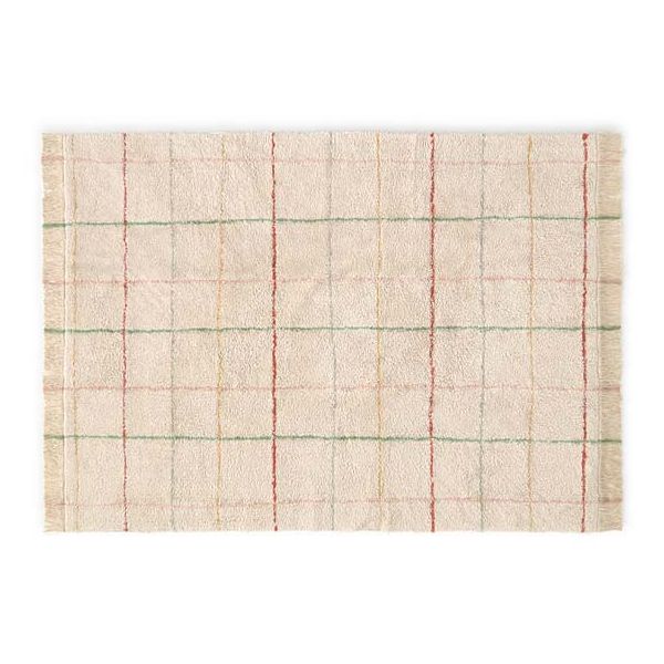 Tapis Lavable Lignes colorées - 90 x 130 cm