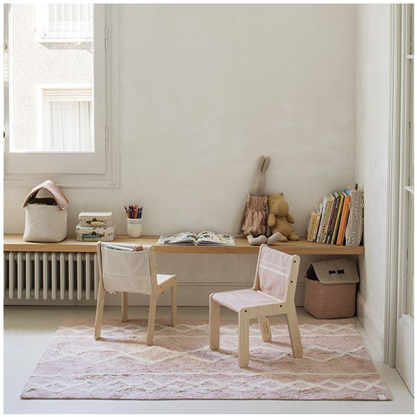 Tapis Lavable Oasis - Rose - 120 x 160 cm