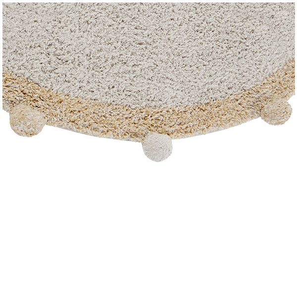 Tapis Bubbly 120 cm - Naturel / Miel