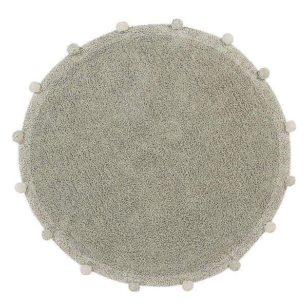 Tapis Bubbly 120 cm - Olive / Naturel