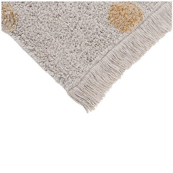 Tapis Hippy Dots 120 x 160 cm - Naturel / Miel