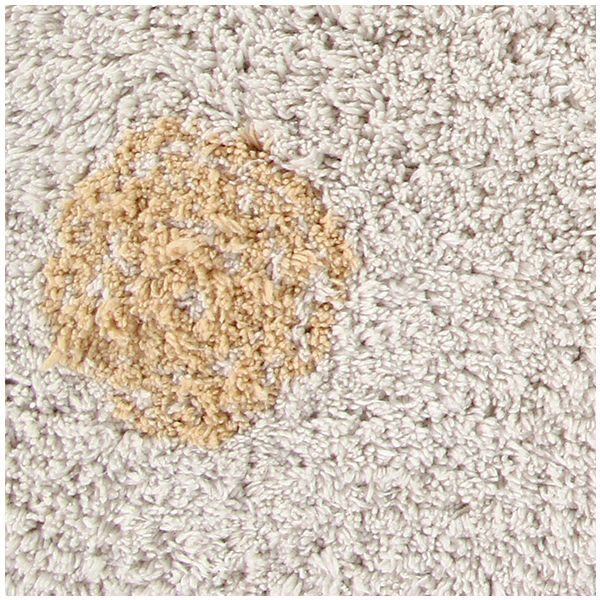 Tapis Hippy Dots 120 x 160 cm - Naturel / Miel