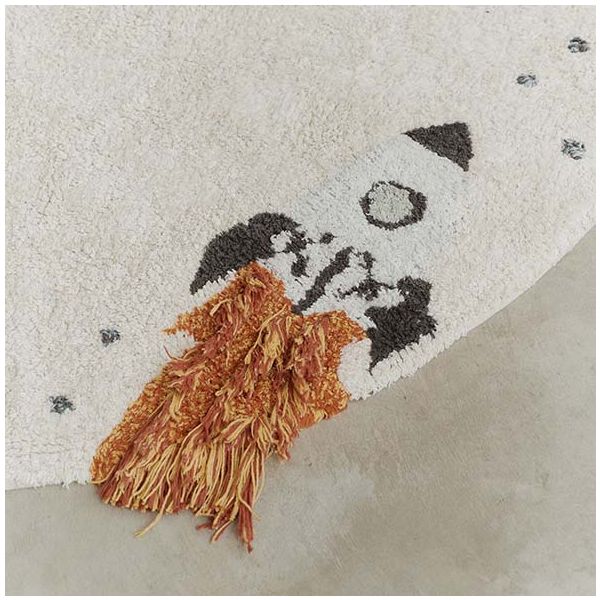 Tapis Lavable Rond Voyage Interstellaire - 140 cm