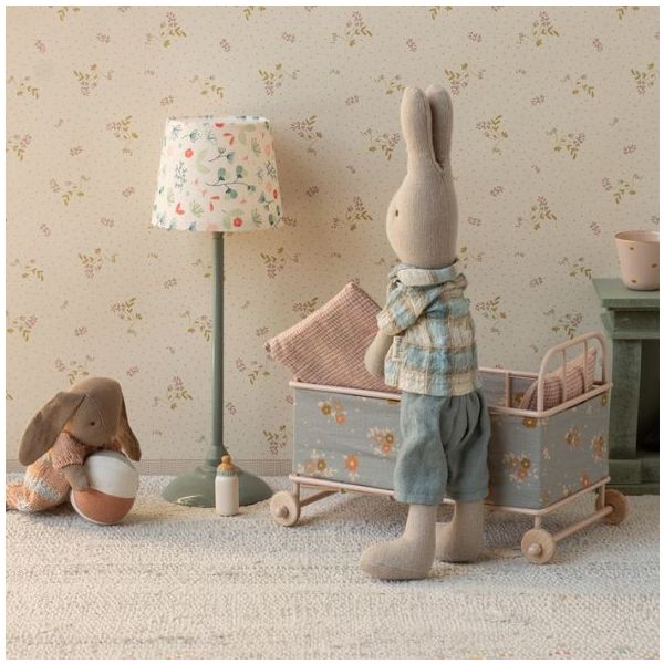 Berceau - Maison Lapin & Souris - Rose Poudre