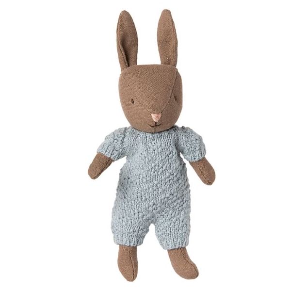 Bébé Lapin - Micro - Combinaison Tricot Bleu