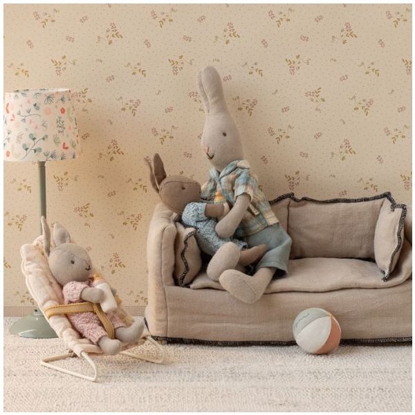 Bébé Lapin - Micro - Combinaison Tricot Bleu