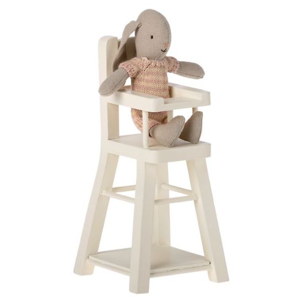 Chaise haute - Maison Lapin - Blanc