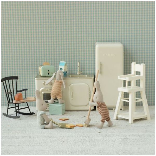 Chaise haute - Maison Lapin - Blanc