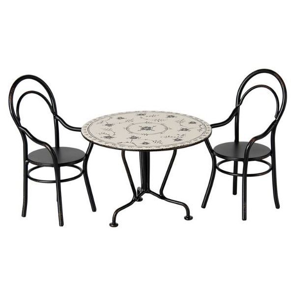 Table & Chaises - Maison Lapin - Noir