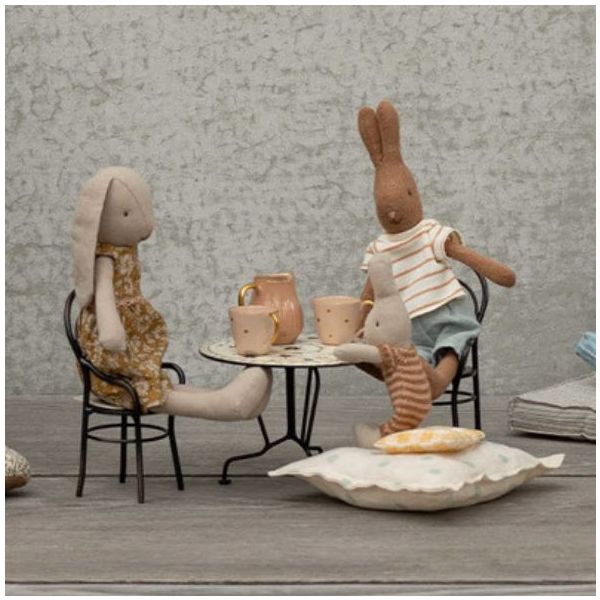 Table & Chaises - Maison Lapin - Noir