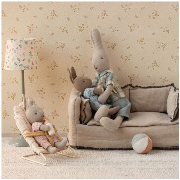 Transat bébé - Maison Lapin - Fleurs