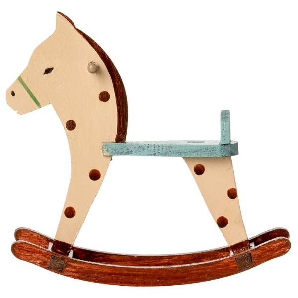 Cheval à bascule - Maison Souris - Pois