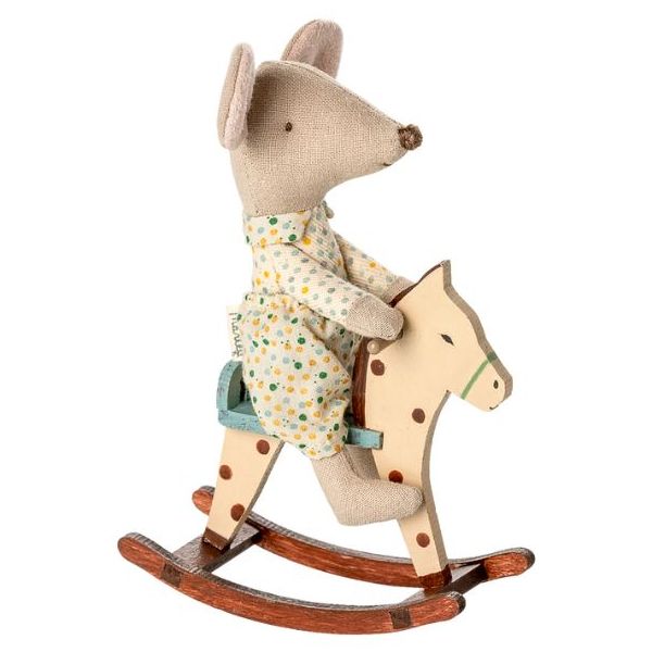 Cheval à bascule - Maison Souris - Pois