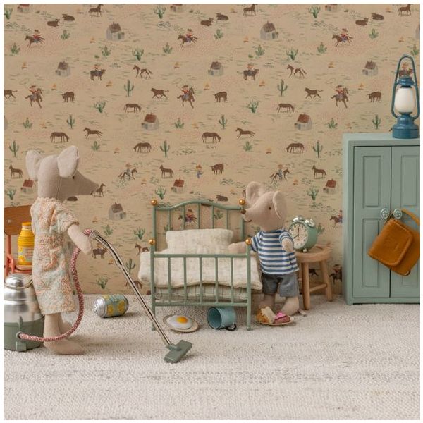 Lit simple Vintage - Maison Souris - Menthe