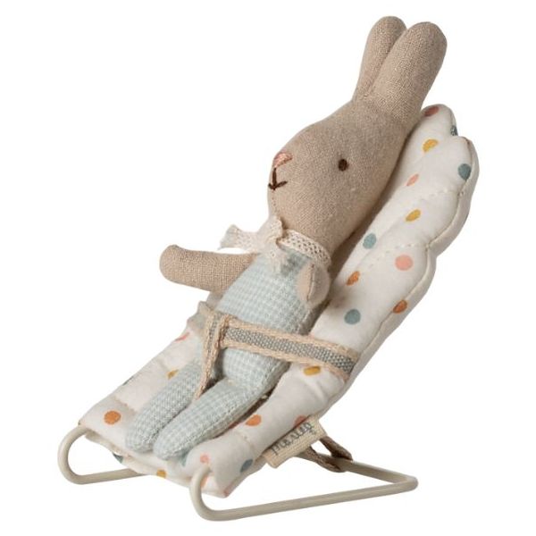 Transat bébé - Maison Lapin & Souris - Pois