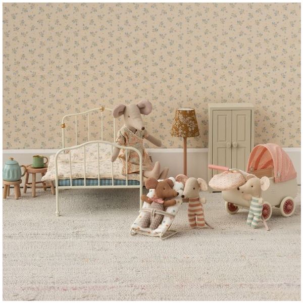 Transat bébé - Maison Lapin & Souris - Pois