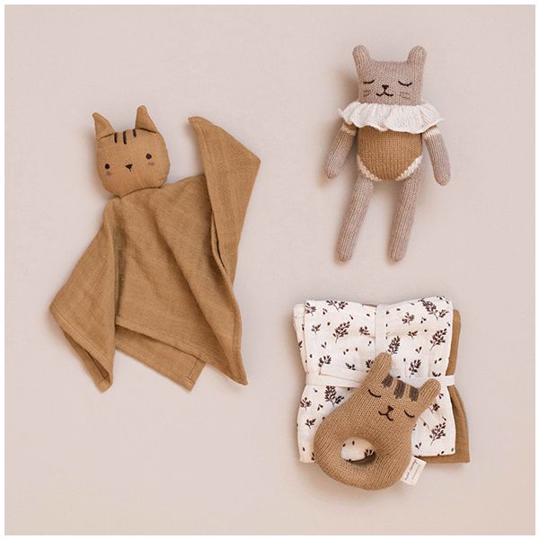 Doudou Chaton - Maillot Ocre
