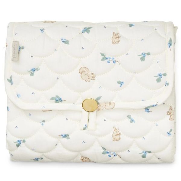 Travel Changing Mat - Quilted - Bluberries