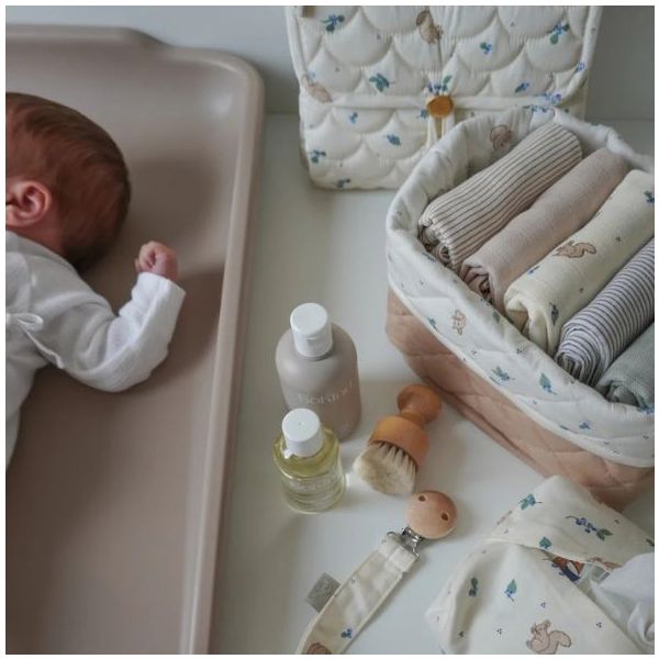 Travel Changing Mat - Quilted - Bluberries