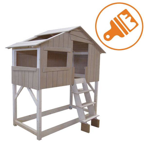Treehouse Bunk Bed - Unfinished